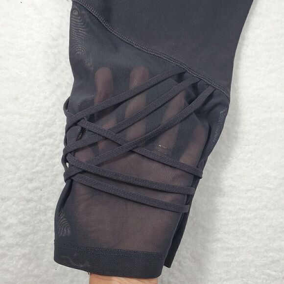 Cali Active Wear Criss Cross Leggings Black Size XL - Picture 9 of 11